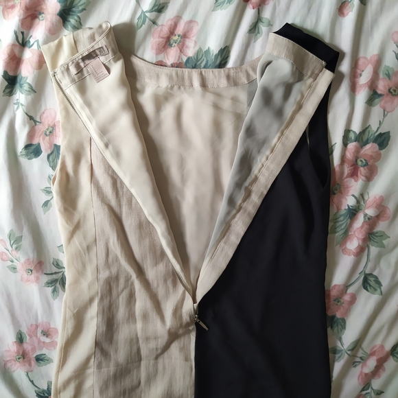 *SALE* Colorblock Sleeveless Lined Dress - Picture 4 of 9